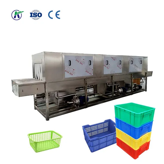 Industrial Automatic Electric Plastic Egg Tray Washing Plastic Basket Cleaning Machine Automatic Processing Equipment