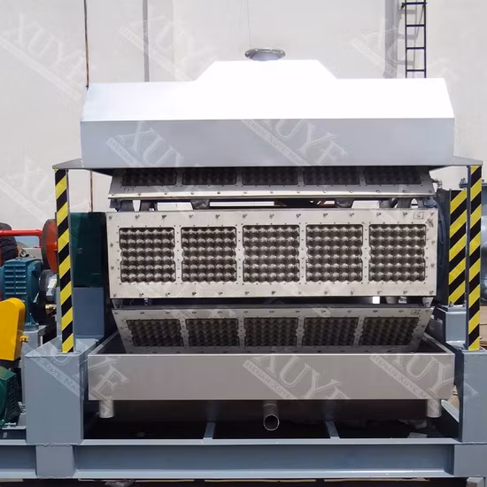 Attrezzature per macchine per la formatura di cartoni per uova per carta straccia di vendita più economiche e popolari